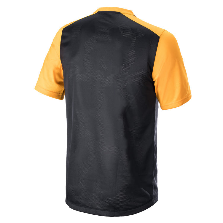 Alpinestars Jersey 4.0 V2 Manga Corta Negro/Tangerine/Blanco - Rideshop