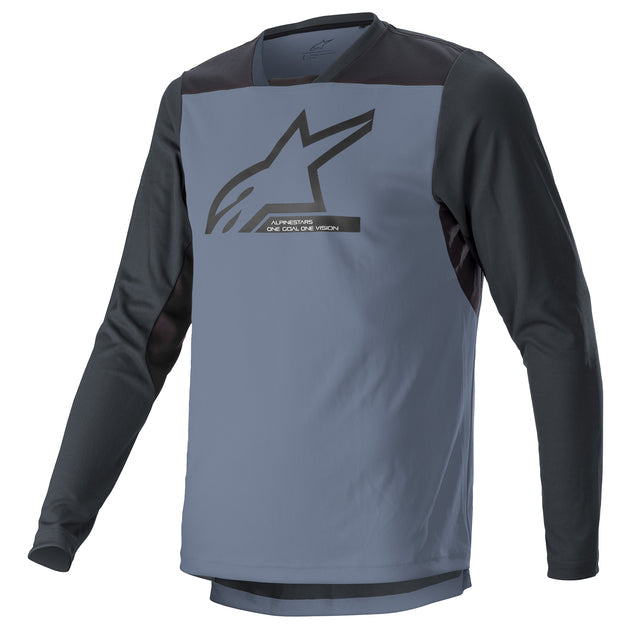 Alpinestars Jersey Drop 6.0 V2 Manga Larga Gris Oscuro/Negro - Rideshop