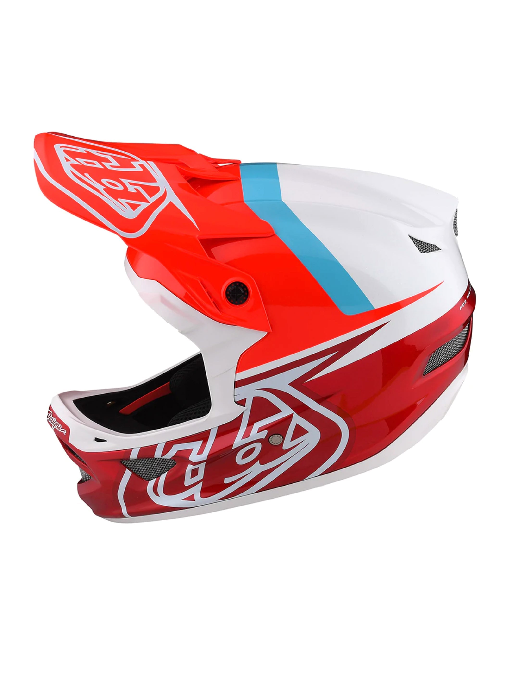 Troy Lee Designs Casco D3 Fiberlite Slant Rojo - Rideshop