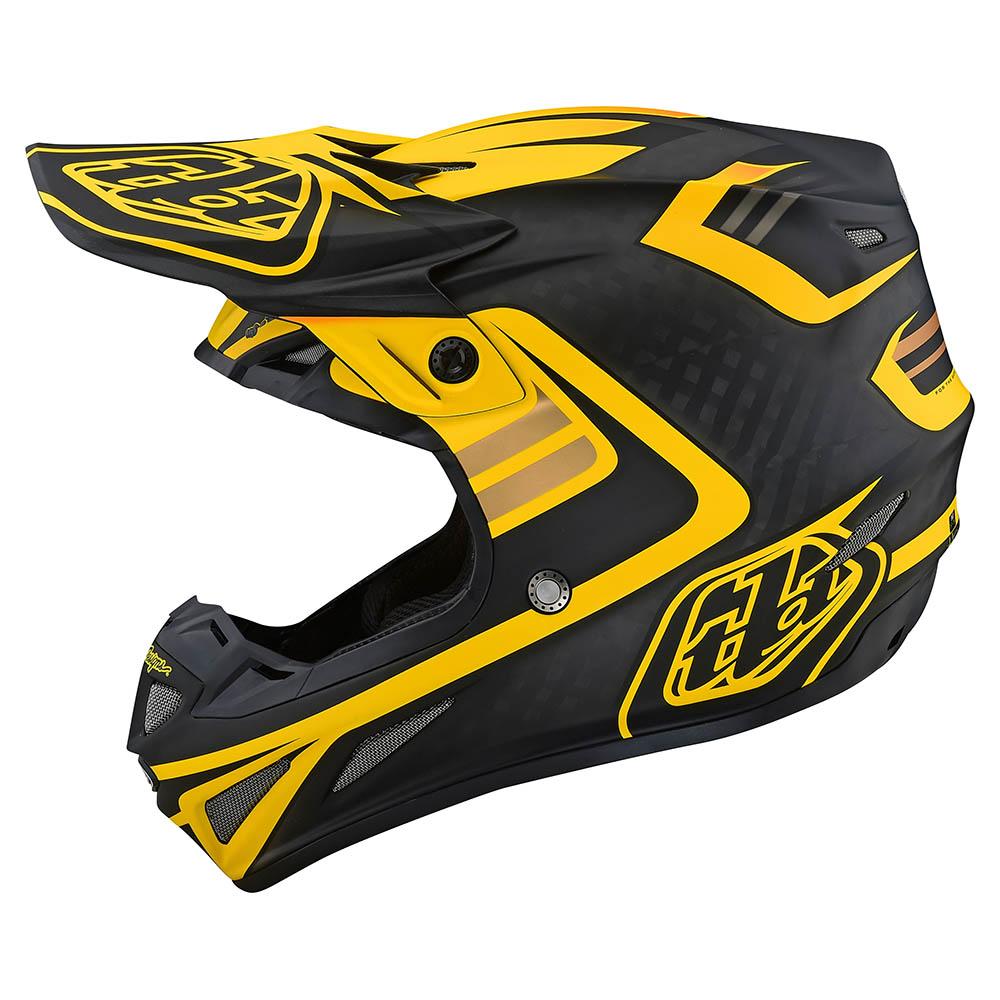 Casco Se4 Carbon Flash Black/Yellow MIPS Troy Lee Designs - Rideshop