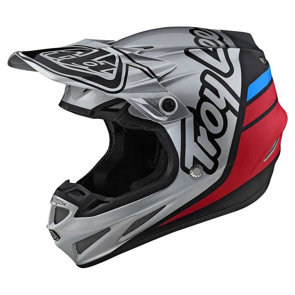 Casco Se4 Composite Silhouette Black Silver Troy Lee Designs - Rideshop