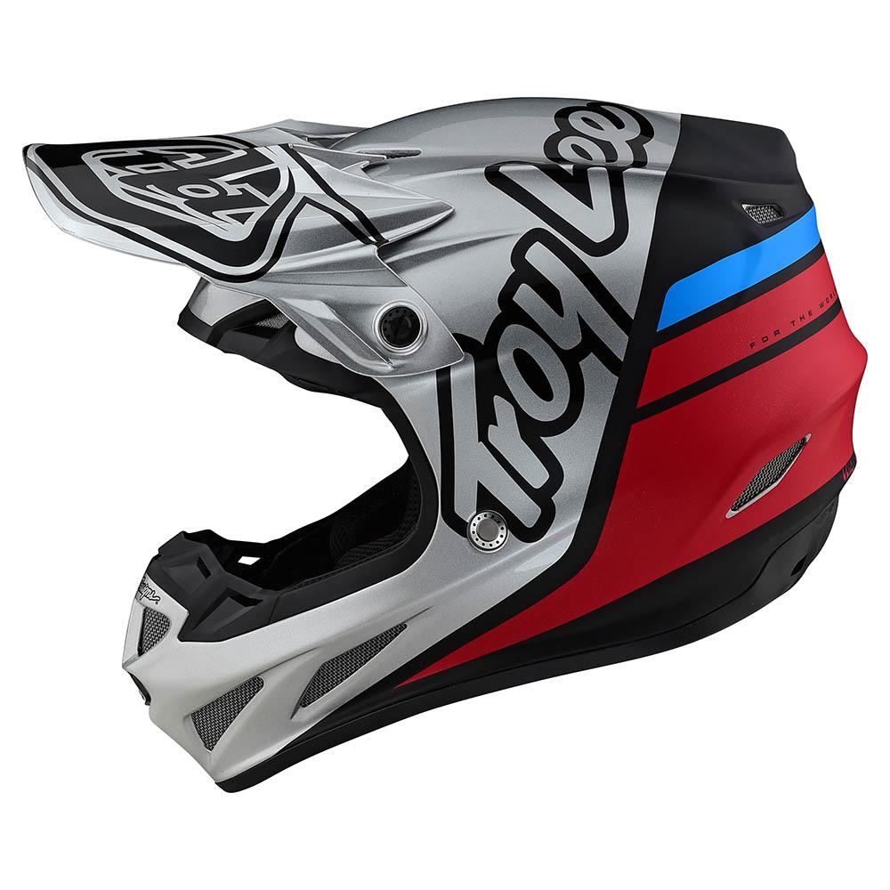 Casco Se4 Composite Silhouette Black Silver Troy Lee Designs - Rideshop