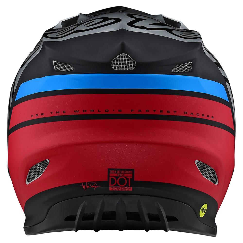 Casco Se4 Composite Silhouette Black Silver Troy Lee Designs - Rideshop
