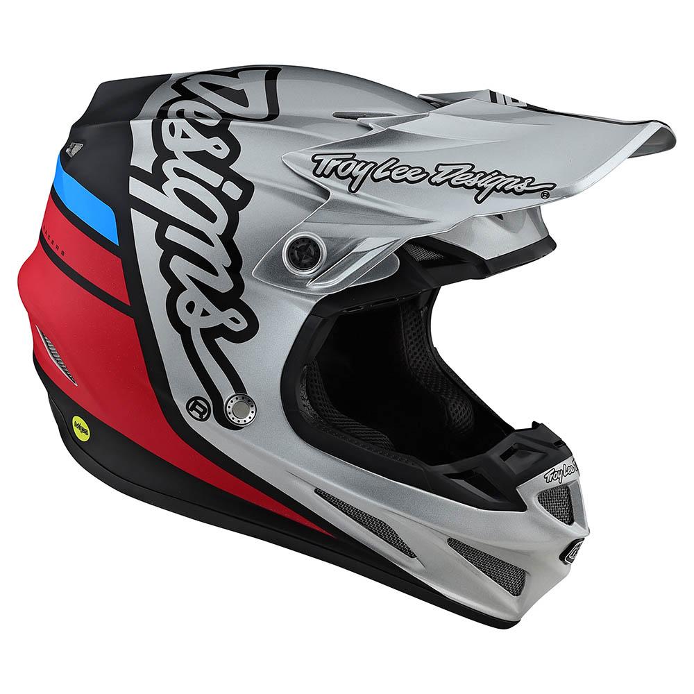 Casco Se4 Composite Silhouette Black Silver Troy Lee Designs - Rideshop