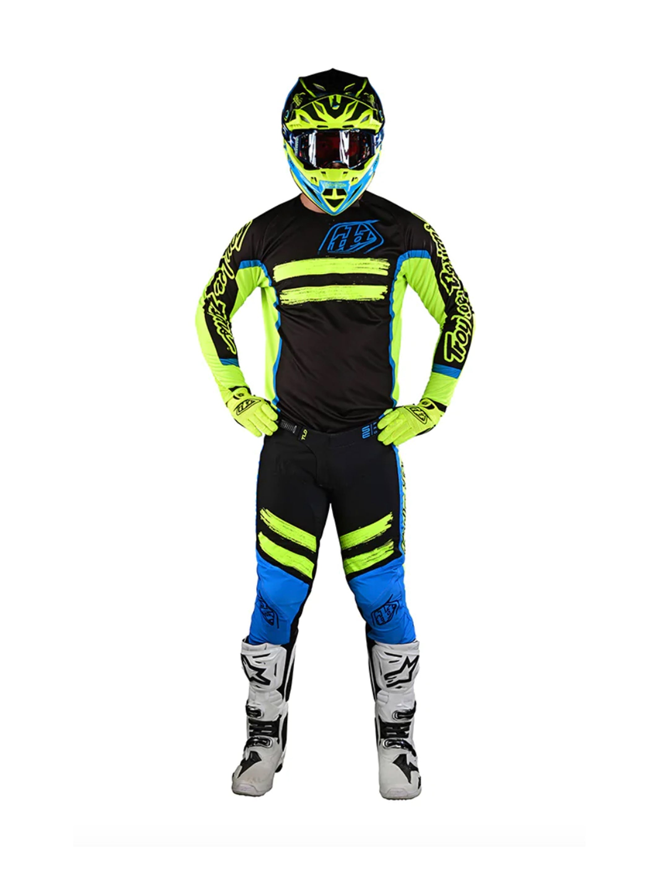 Troy Lee Designs Pantalones SE Pro Marker Negro / Amarillo - Rideshop