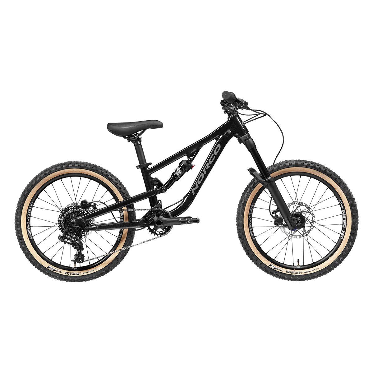 Norco Bicicleta Niño Fluid FS 2.2 Mountain 20" Negro/Plata-Rideshop