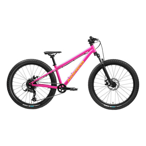 Norco Bicicleta Niño Fluid HT 24.2 Rosado/Amarillo - Rideshop