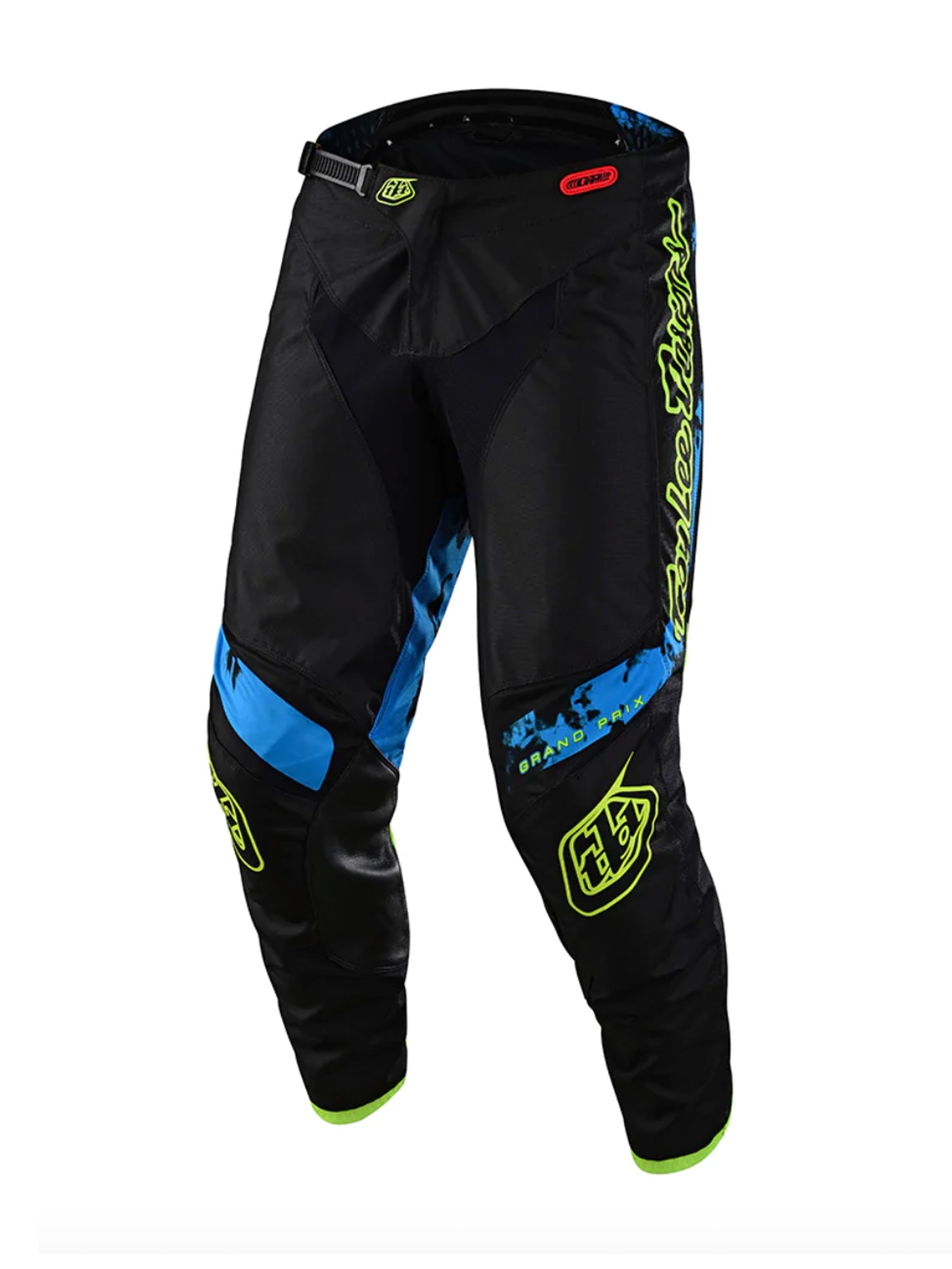 Troy Lee Designs Pantalones de Moto GP Astro Negro / Amarillo - Rideshop