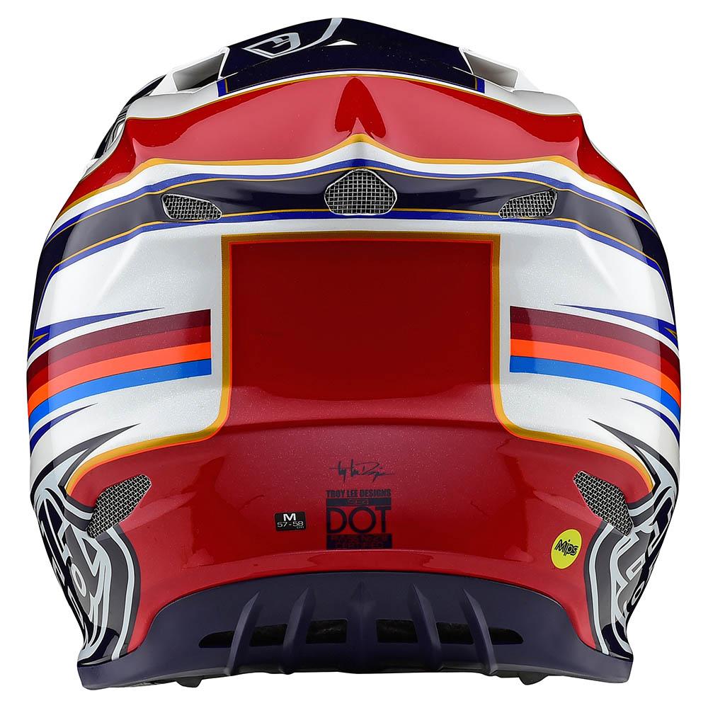 Casco Se4 Composite Speed White/Red MIPS Troy Lee Designs - Rideshop