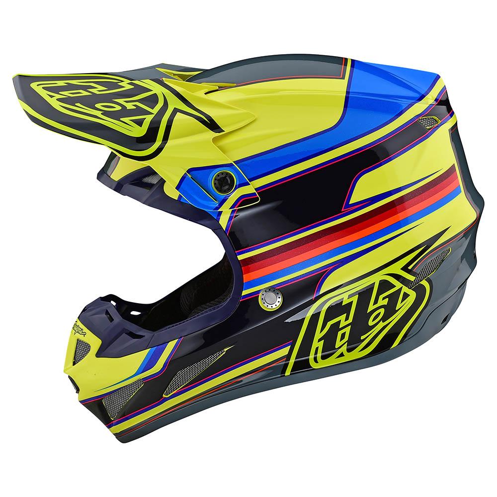 Casco Se4 Composite Speed Yellow / Gray MIPS Troy Lee Designs - Rideshop