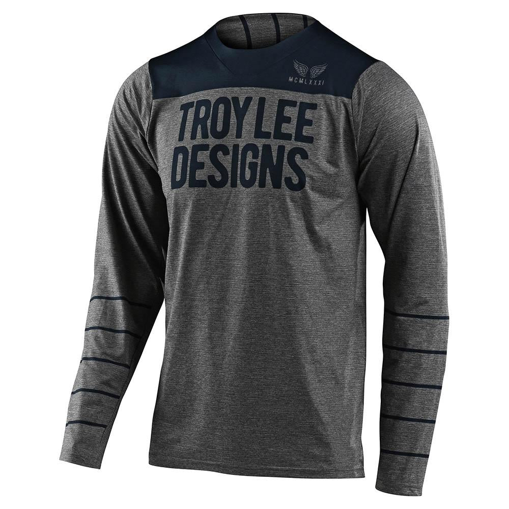 Polera Skyline Ls Pinstripe Heather / Gray Troy Lee Designs - Rideshop