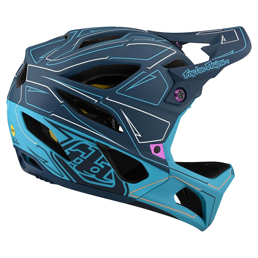 Casco de Bicicleta Stage Pinstripe Marine Troy Lee Designs - Rideshop