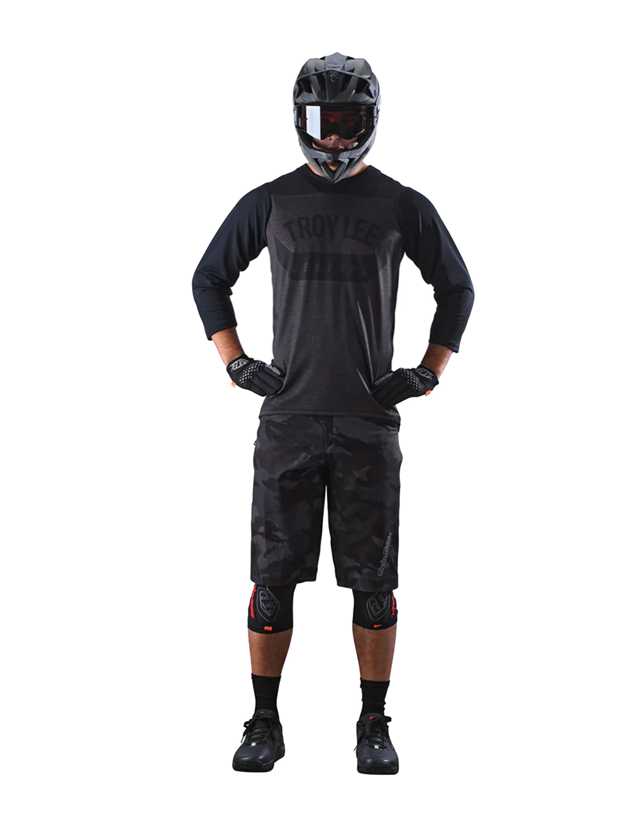 Troy Lee Designs Short De Bicicleta Ruckus Militar Con Calza - Rideshop