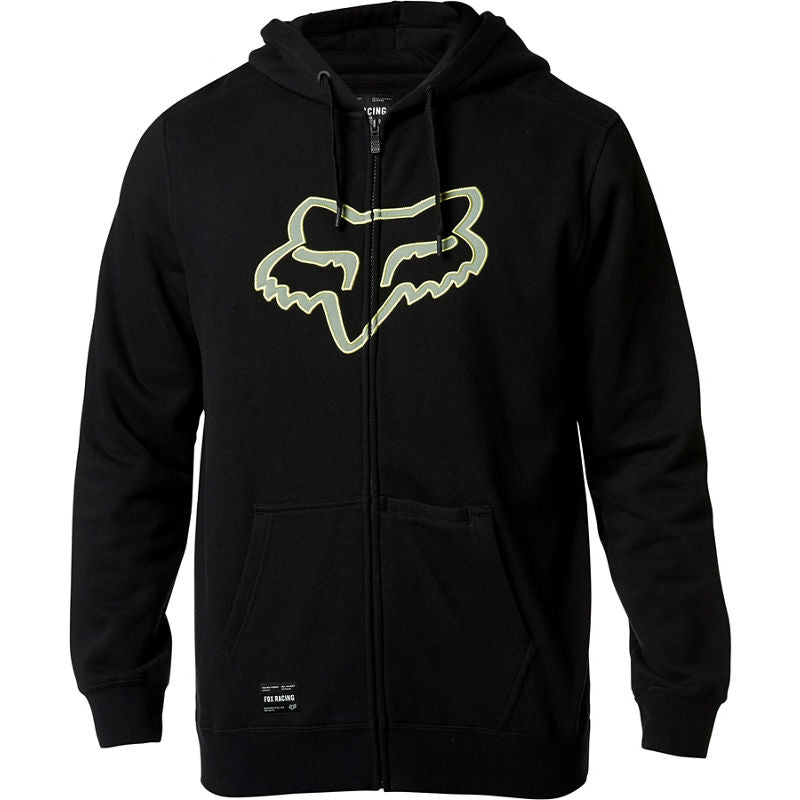 Polerón Lifestyle Abierto Destrakt Negro/Verde Fox Racing - Rideshop