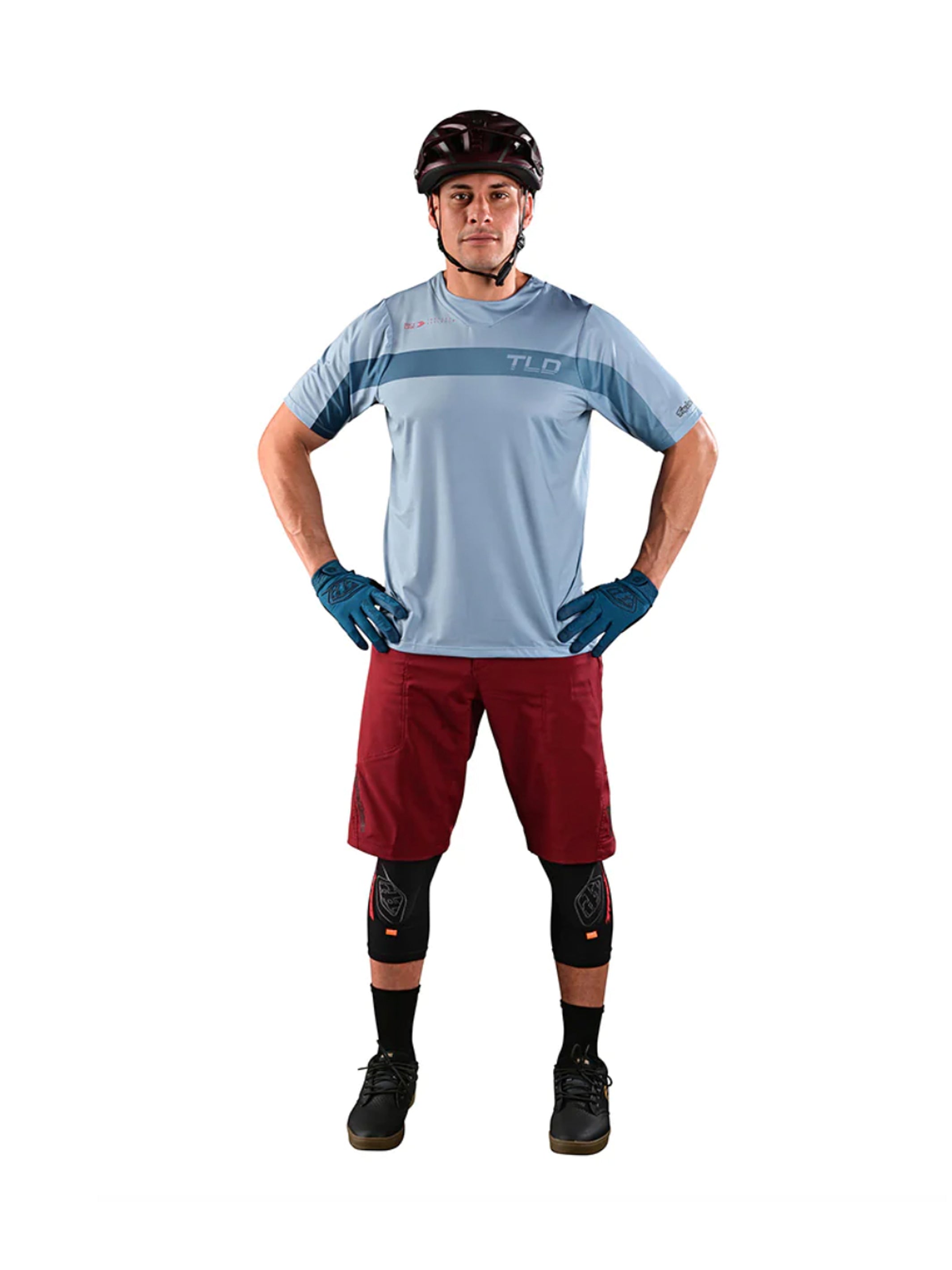 Troy Lee Designs Short de Bicicleta Skyline Shell Burdeo Sin Liner - Rideshop