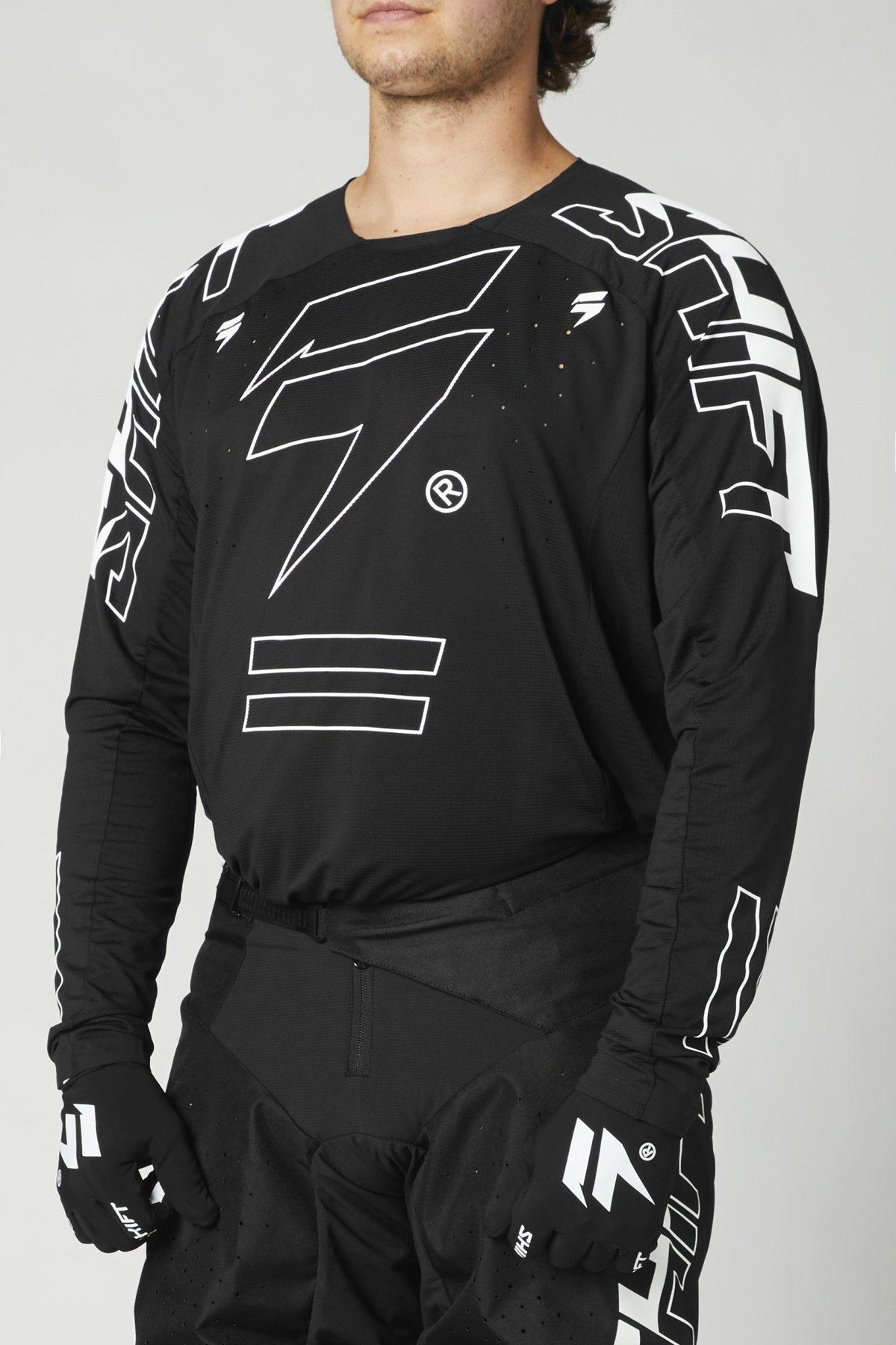 Polera Moto 3Lack Label King Negro Shift - Rideshop