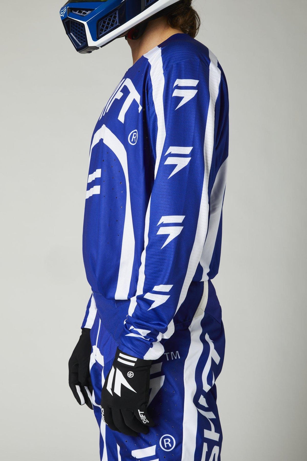 Polera Moto 3Lack Label Curv Azul Shift - Rideshop