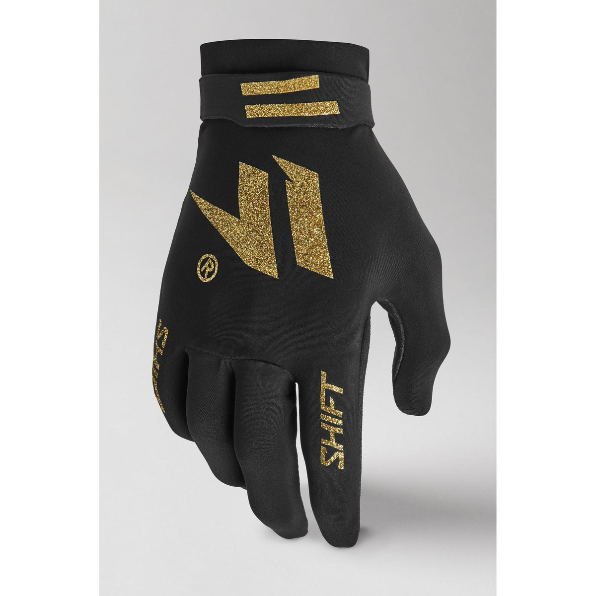 Guantes Moto 3Lack Label Invisible Negro/Dorado Shift - Rideshop