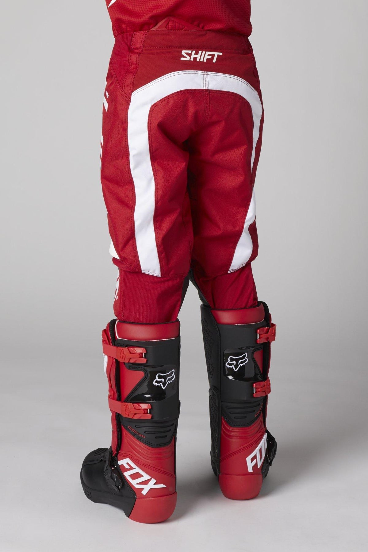 Pantalon Moto Niño Whit3 Label Trac Rojo Shift - Rideshop