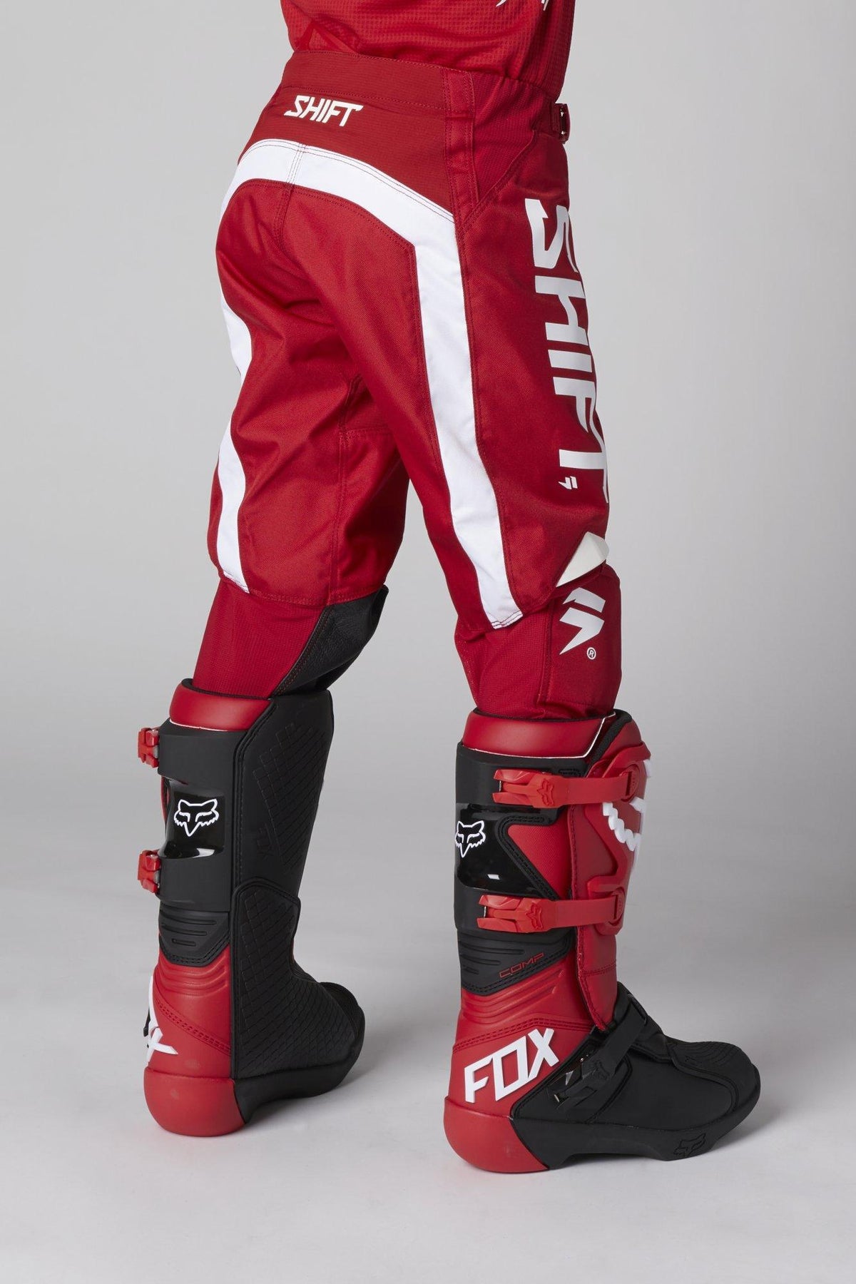 Pantalon Moto Niño Whit3 Label Trac Rojo Shift - Rideshop