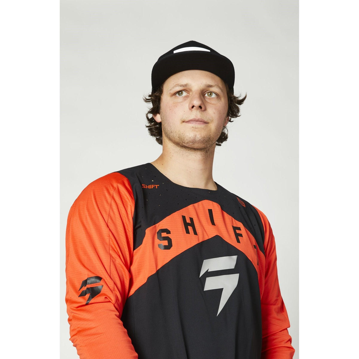 Polera Moto 3Lack Label Veem Naranjo Shift - Rideshop