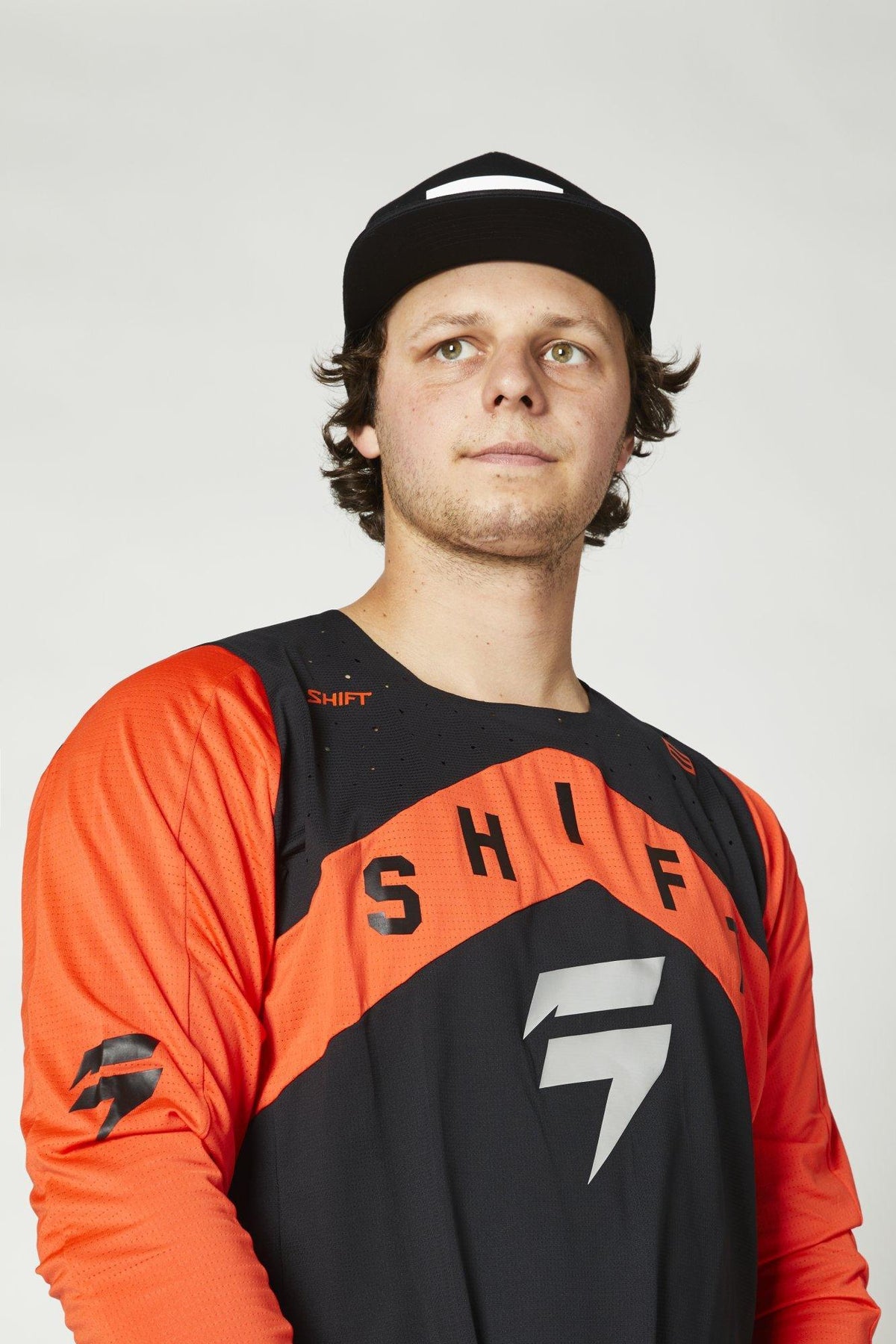 Polera Moto 3Lack Label Veem Naranjo Shift - Rideshop
