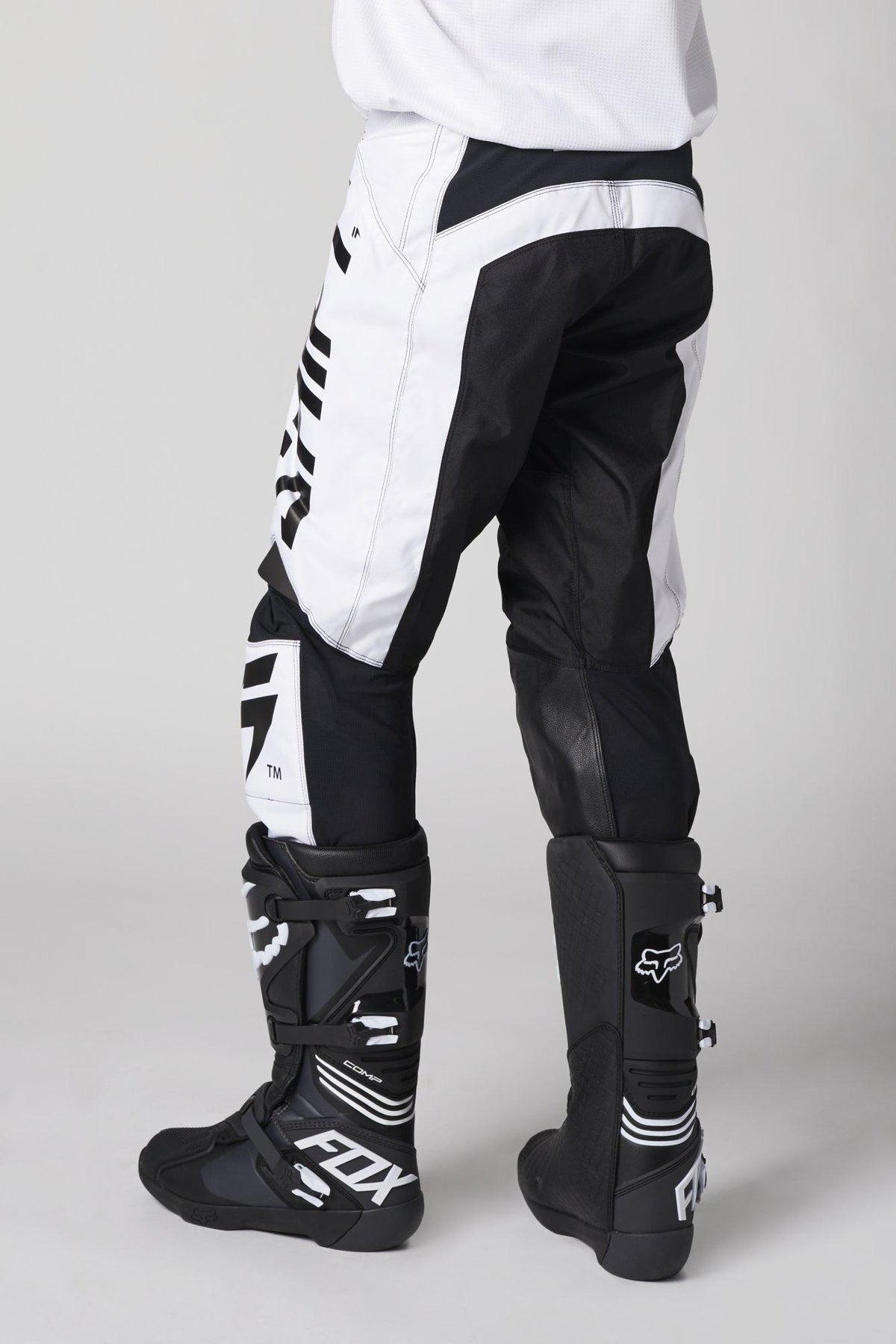 Pantalon Moto Whit3 Label Trac Blanco/Negro Shift - Rideshop