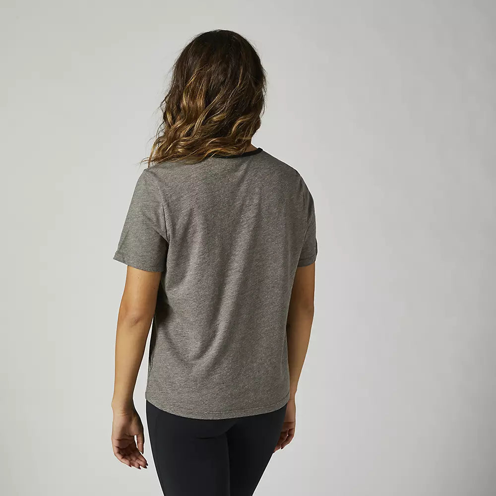 Polera Lifestyle Mujer Kickstart Gris Fox Racing - Rideshop