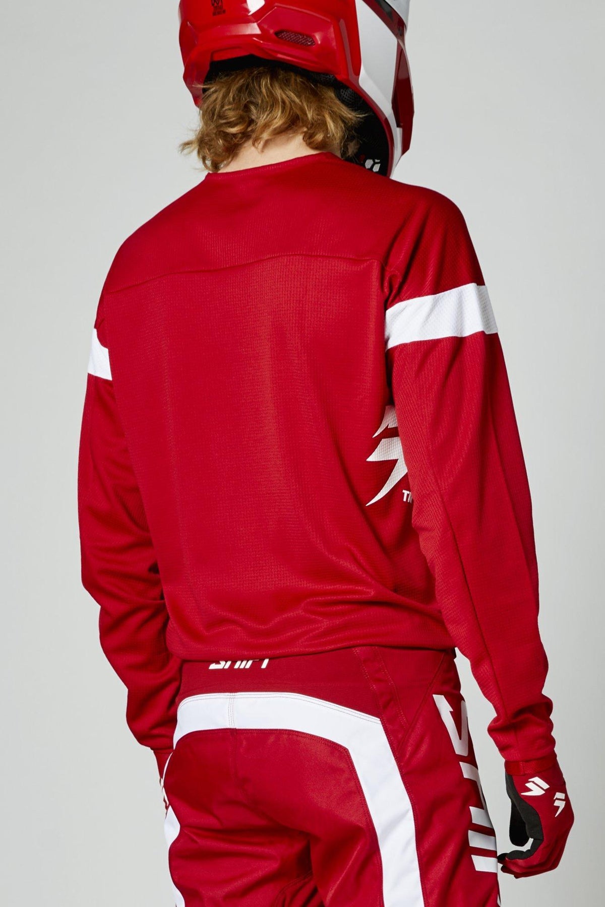 Polera Moto Whit3 Label Haut Rojo Shift - Rideshop