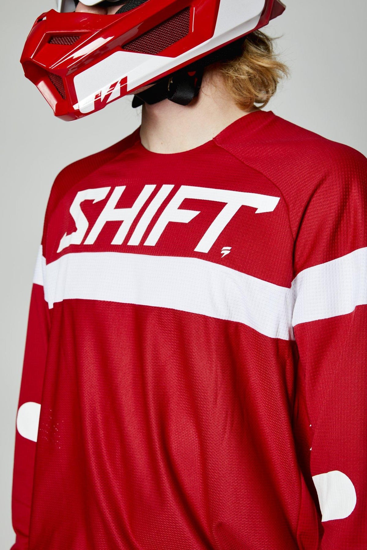 Polera Moto Whit3 Label Haut Rojo Shift - Rideshop