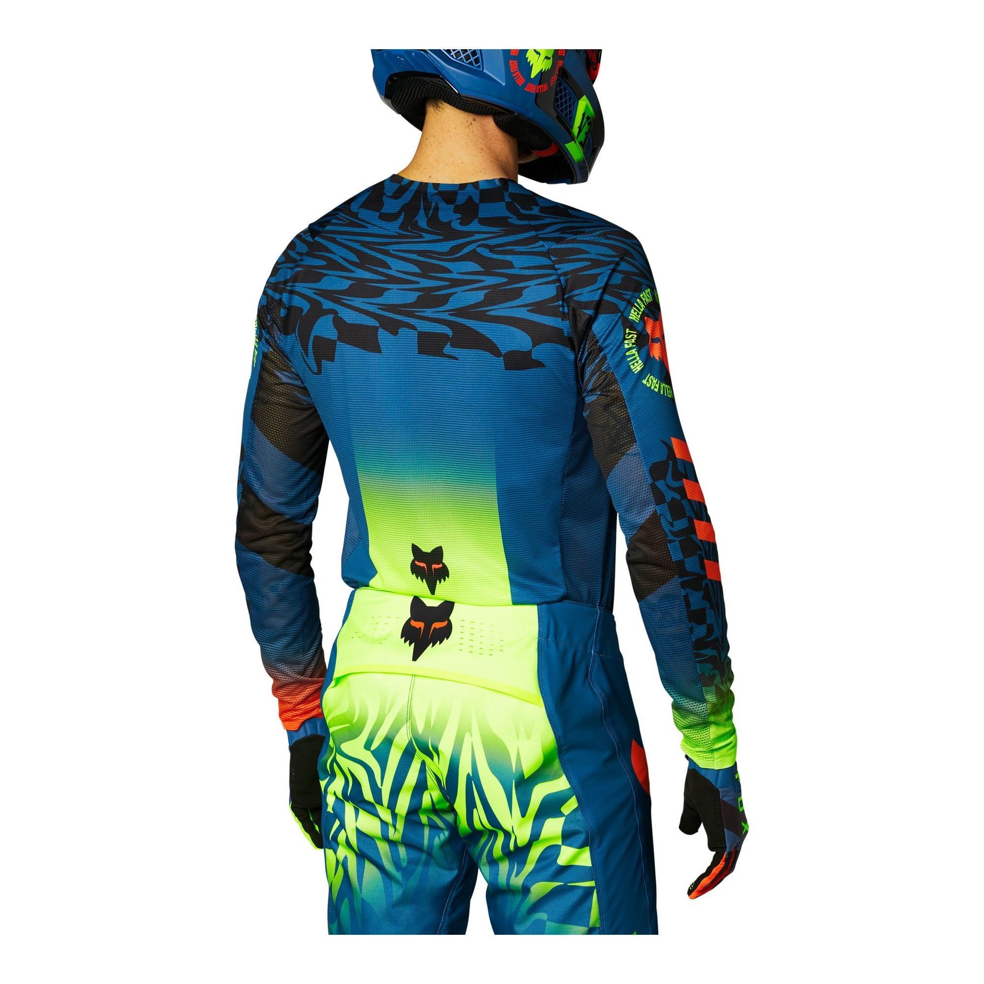 Polera Moto Flexair Mawlr Azul Fox Racing - Rideshop