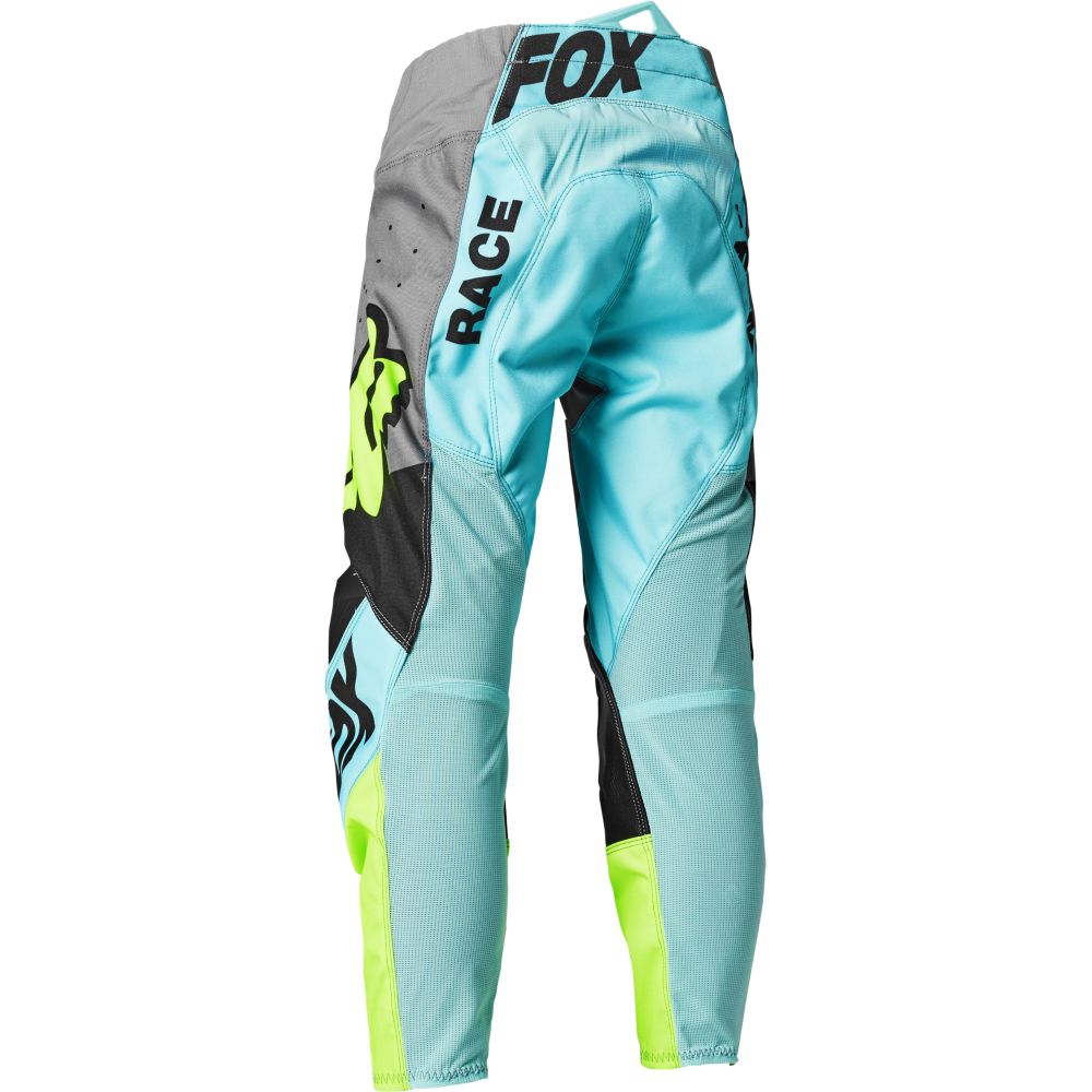 FOX Pantalon Moto Niño 180 Trice Gris/Celeste - Rideshop