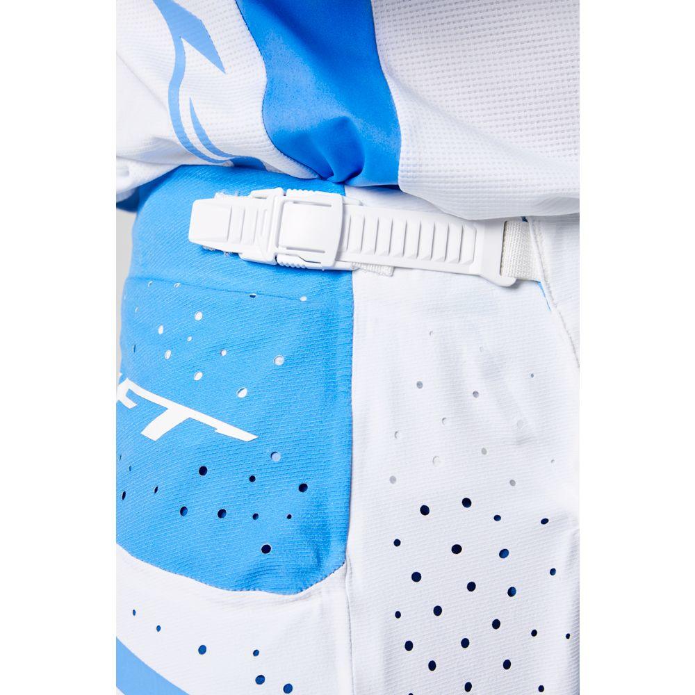 Shift Pantalón Moto Blue Label Nirvana Blanco/Azul - Rideshop