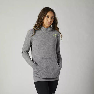 Poleron Lifestyle Mujer Qualify Gris Fox Racing - Rideshop