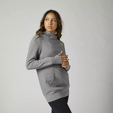 Poleron Lifestyle Mujer Qualify Gris Fox Racing - Rideshop