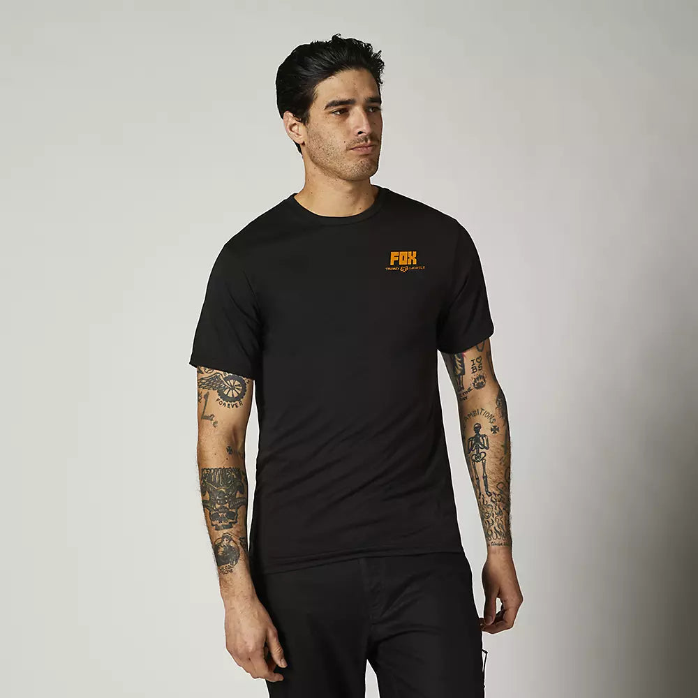 Polera Lifestyle Thread Lightly Negro Fox Racing - Rideshop