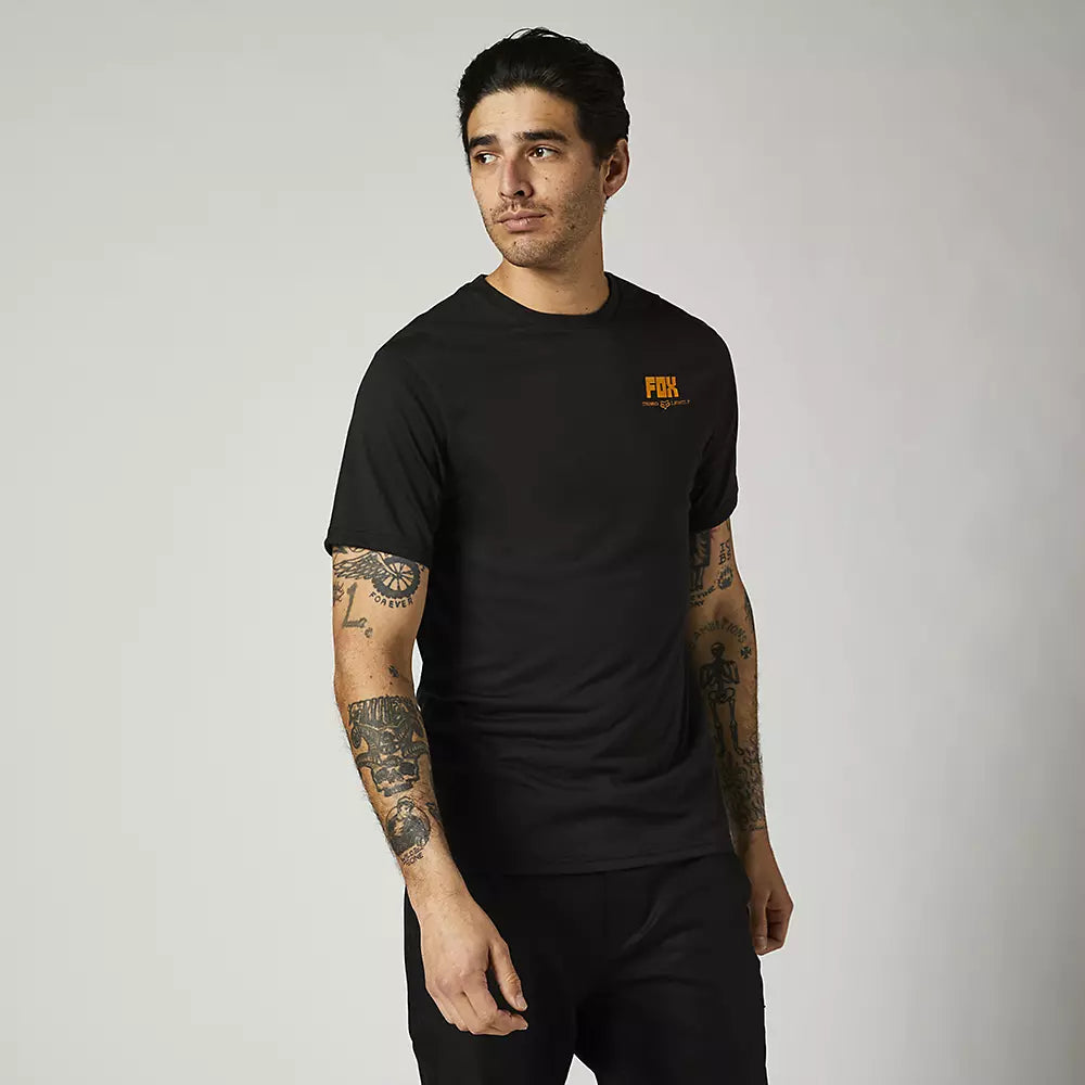 Polera Lifestyle Thread Lightly Negro Fox Racing - Rideshop