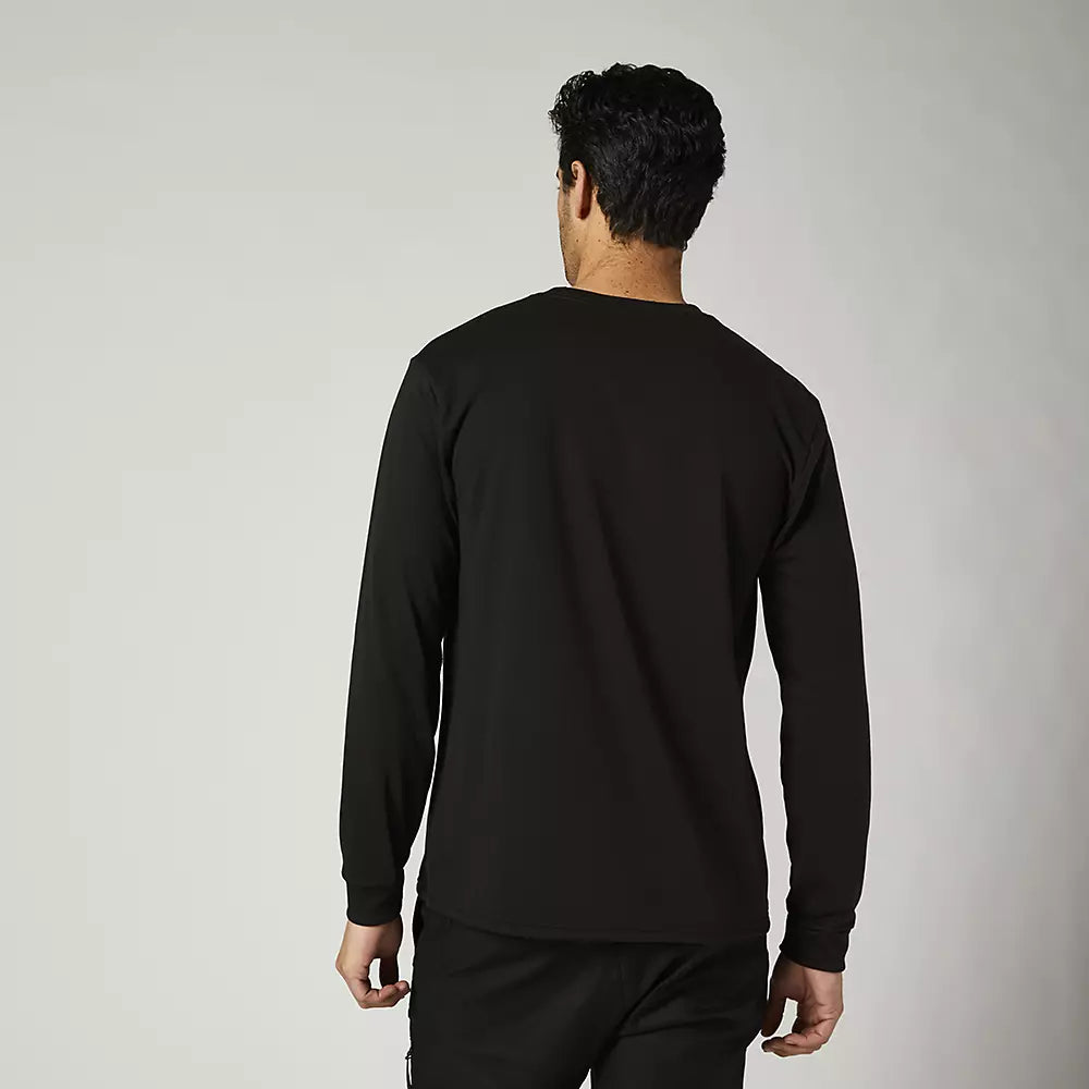 FOX Polera Lifestyle Manga Larga Badger Negro - Rideshop