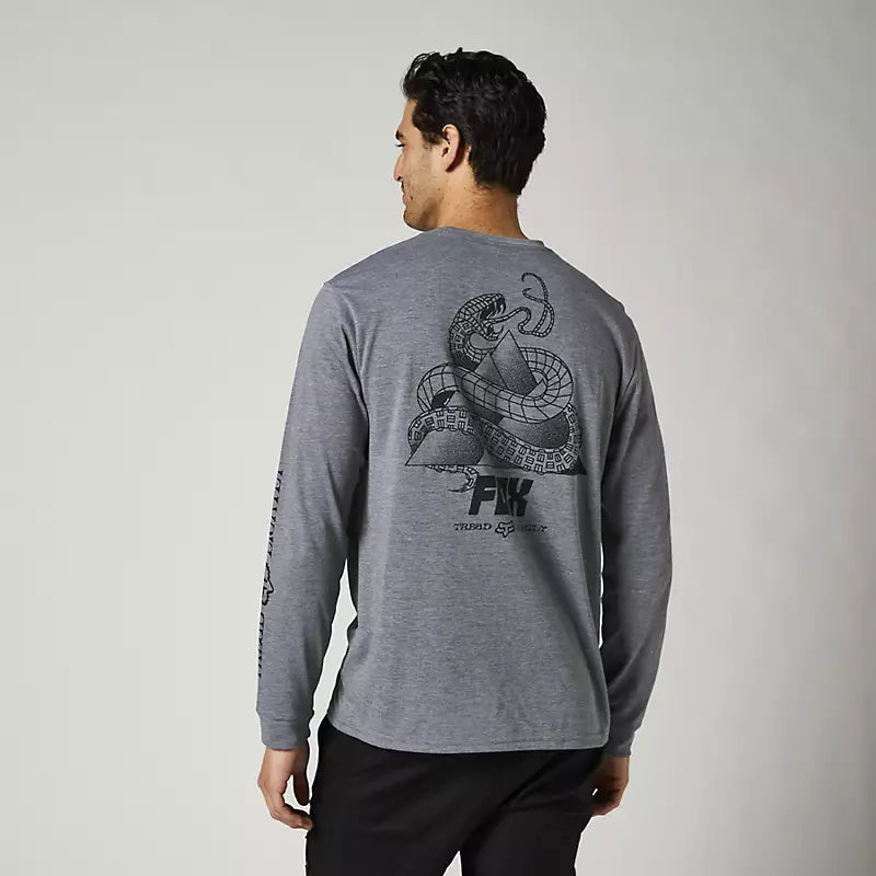 FOX Polera Lifestyle Manga Larga Tread Lightly Gris - Rideshop