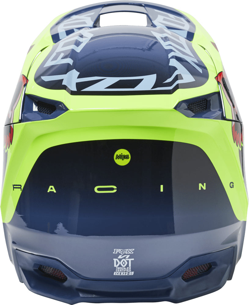 FOX Casco Moto Niño V1 Venz Azul - Rideshop