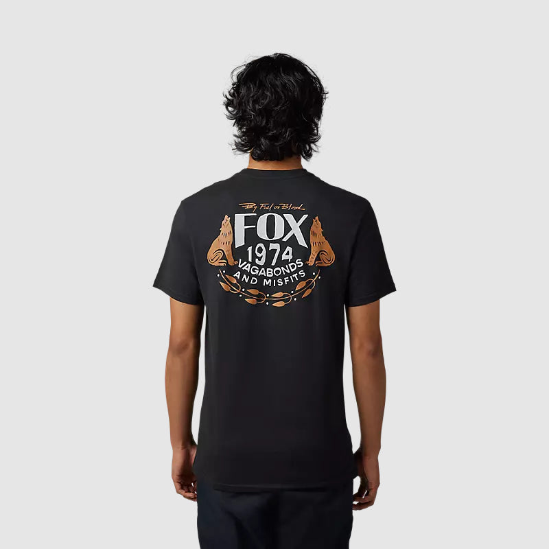 Polera Lifestyle Predominant Negro Fox - Rideshop