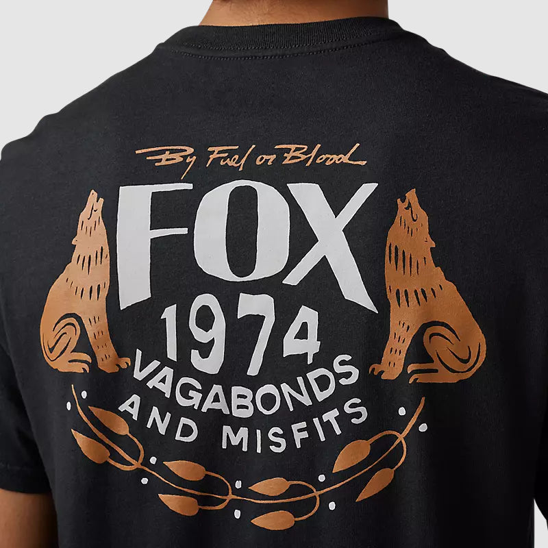 Polera Lifestyle Predominant Negro Fox - Rideshop