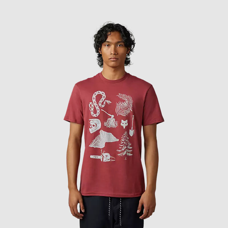 Polera Lifestyle Track Beast Rojo Fox - Rideshop
