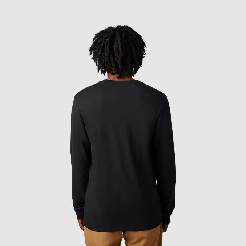 Polera Lifestyle Kawasaki Premium Manga Larga Negro Fox - Rideshop