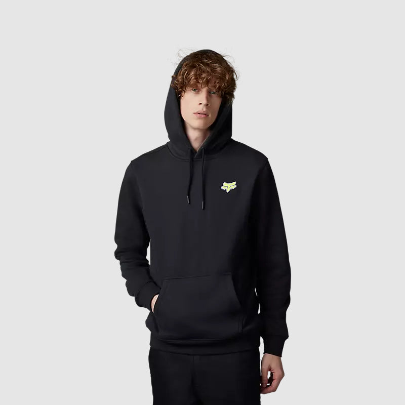 Poleron Lifestyle Morphic Pullover Negro Fox - Rideshop
