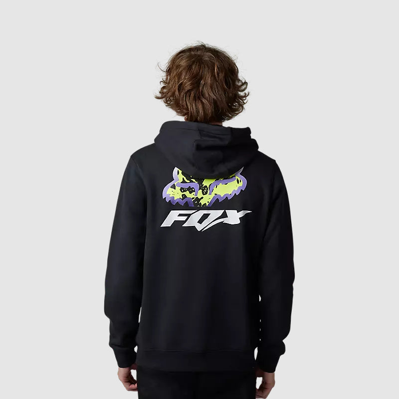 Poleron Lifestyle Morphic Pullover Negro Fox - Rideshop