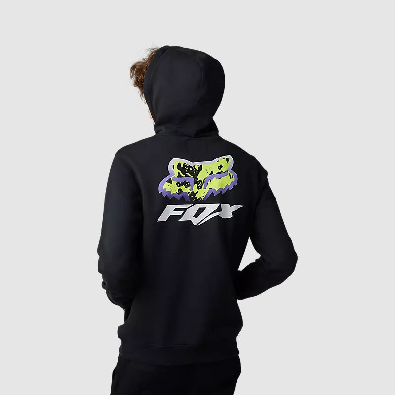 Poleron Lifestyle Morphic Pullover Negro Fox - Rideshop