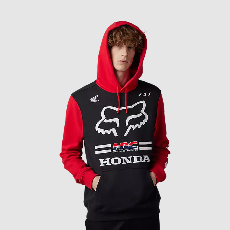 Poleron Lifestyle Canguro Kawasaki Rojo Fox - Rideshop