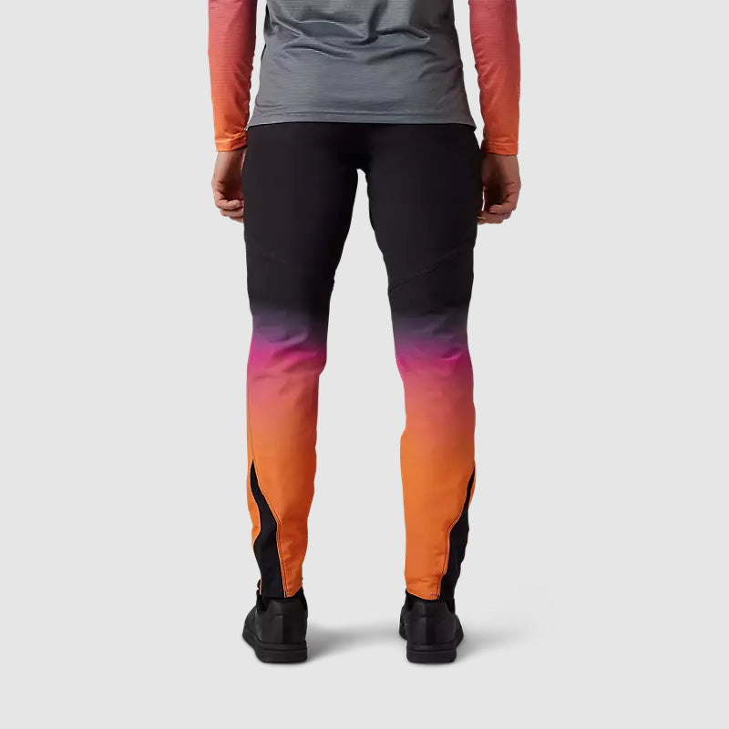 Pantalon Bicicleta Flexair Race Negro/Naranjo Fox - Rideshop