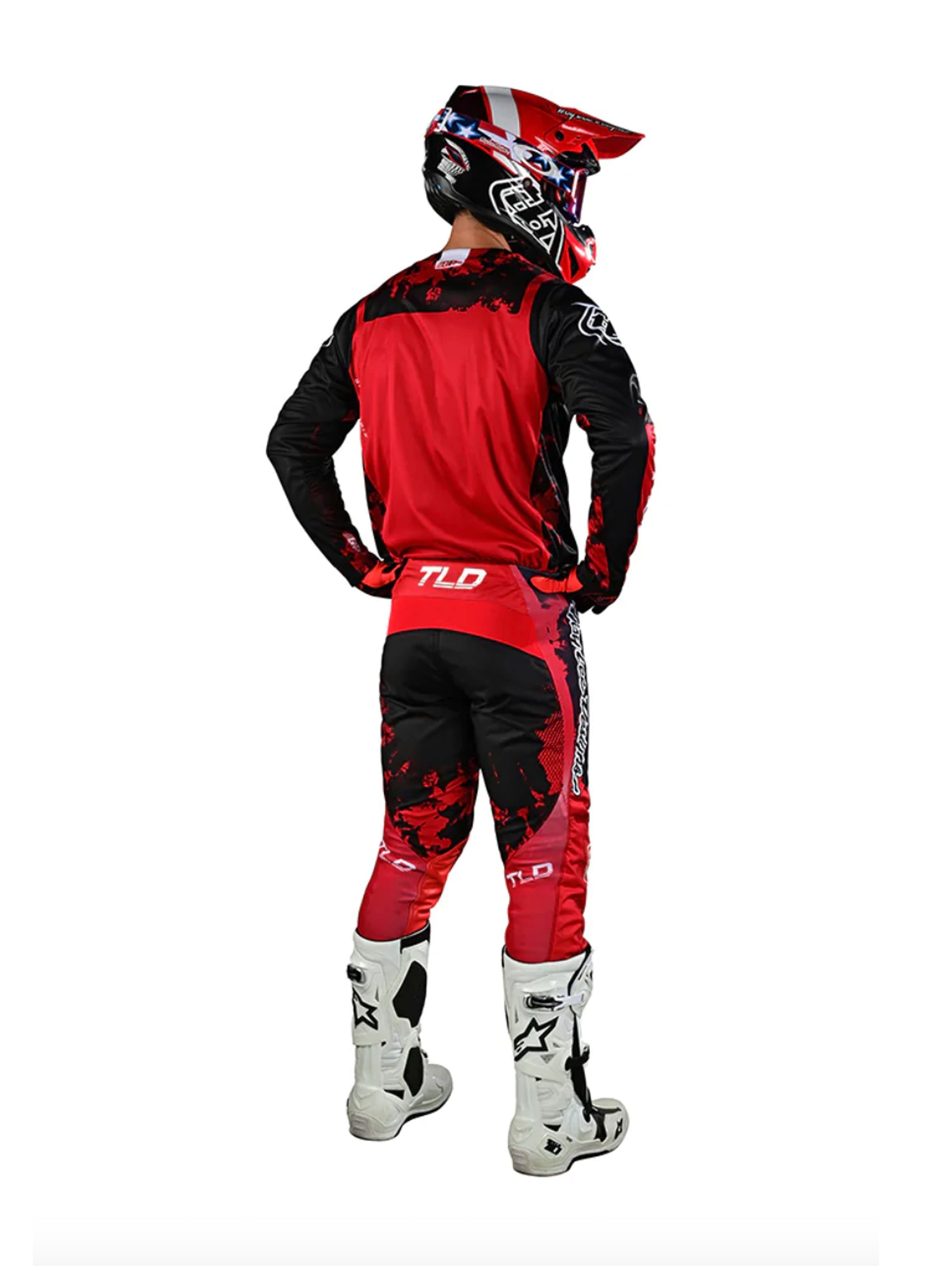 Troy Lee Designs Pantalones de Moto GP Astro Rojo / Negro - Rideshop